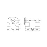 BMT Boring Bar Holder, Internal Coolant BMT75MID-50-NH90 - Makotools Industrial Supply Tools for Metal Cutting